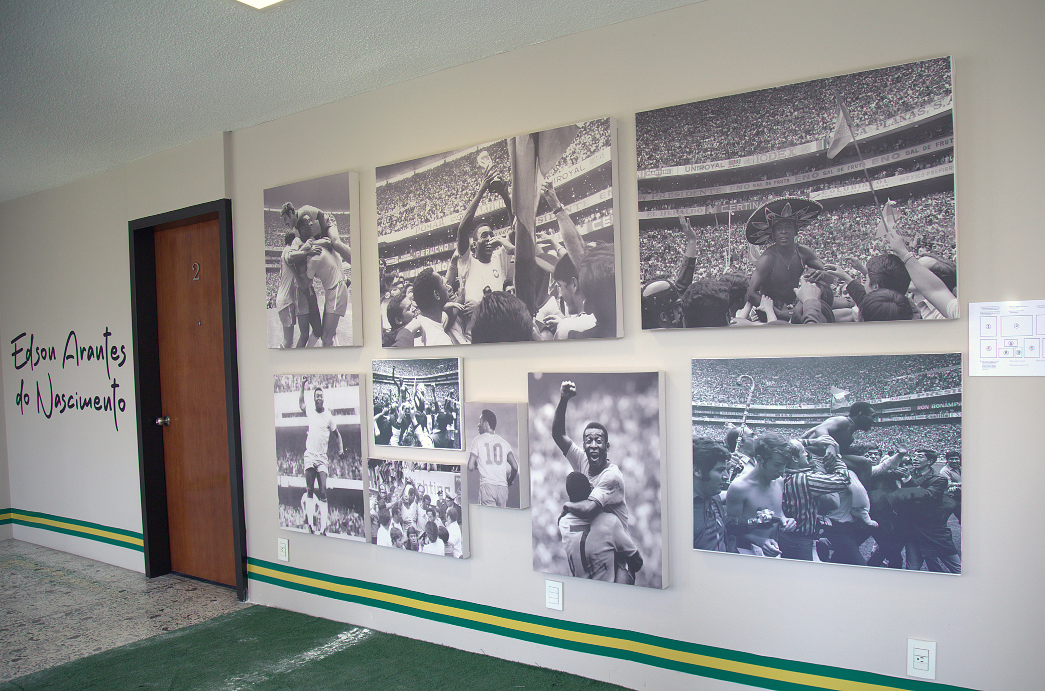 La habitacion de Pele en Mexico 70